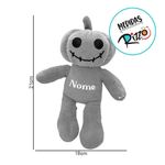 Abóbora Olho Aberto de Pelúcia Personalizada - 21cm - 1 unidade - Magazine 25