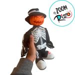 Enfeite Decorativo de Halloween - Abóbora Pierre com Som, Luz e Movimento - 30cm - 1 unidade - Cromus - Magazine 25