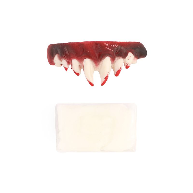 Kit Maquiagem para Halloween - Dentes do Terror  - 1 unidade - Cromus - Magazine 25