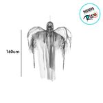 Enfeite Decorativo Halloween - Caveira Dylan com Luz e Som - 160cm - 1 unidade - Cromus - Magazine 25