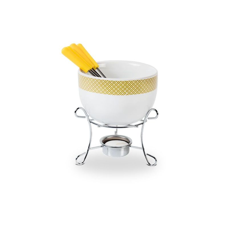 Ap Fondue 7 Peças Amarelo - Brinox