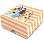 Caixa 4 Doces Quadrada - Bluey - 1 unidade - Festcolor - Magazine 25