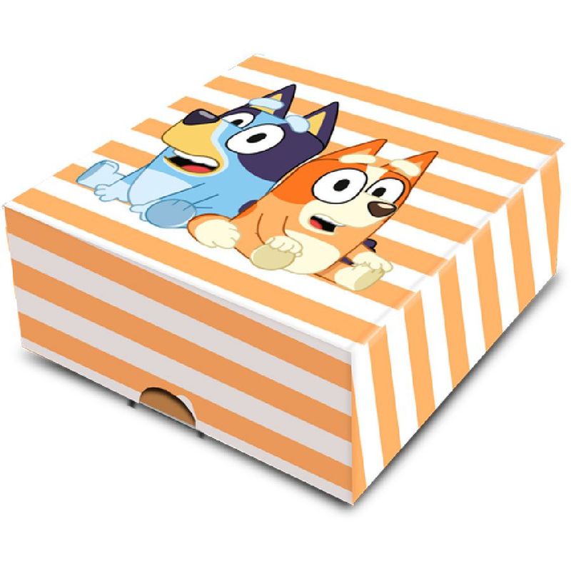 Caixa 4 Doces Quadrada - Bluey - 1 unidade - Festcolor - Magazine 25