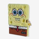 Caderno Diário com Cadeado Pelúcia Bob Esponja