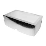 Caixa com Visor S17 (25cm x 15cm x 8cm) Prata - 10 unidades - Assk - Magazine 25