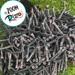 Cordão de LED Pisca Pisca Luz Branca com Fio Verde 500 Leds - 10m Bivolt - 1 unidade - Cromus - Magazine 25