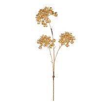 Galho Decorativo - Flores Douradas- 76cm  - 1 unidade - Cromus - Magazine 25