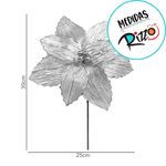 Poinsétia Decorativa - Ouro - 30cm - 1 unidade - Cromus - Magazine 25