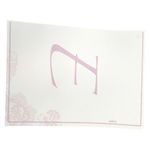 Faixa Decorativa - Love Branco e Rosa - 58x20cm - 1 unidade - Cromus - Magazine 25