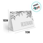 Plaquinha Reservado - 10x11cm - 6 unidades - Cromus - Magazine 25