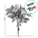 Pick Decorativo - Folhas com Neve - 1 unidade - Cromus - Magazine 25