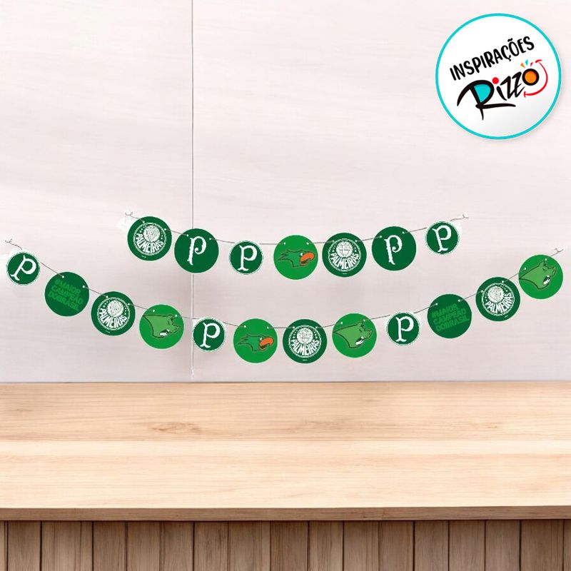 Faixa Decorativa - Palmeiras Verdão - 1 unidade - FestColor - Magazine 25