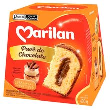 Panettone Recheado Pavê de Chocolate 400g - Marilan