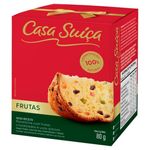 Mini Panettone Frutas Cristalizadas 80g - Casa Suíça