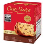 Mini Panettone Gotas de Chocolate 80g - Casa Suíça