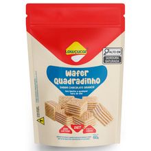 Biscoito Wafer Quadradinho Chocolate Branco 60g - Lowçúcar