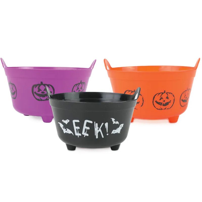 Bowl Pote Para Doces Happy Halloween Sortido 8x12cm - 1 Un