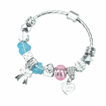 Kit Pulseiras Pingente Glamour Beads Personalizável com Pingentes