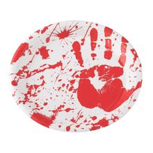 Prato Papel Halloween Help 18cm - 10 Un