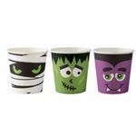 Copo Papel Halloween Monstrinho 210ml - 20 Un