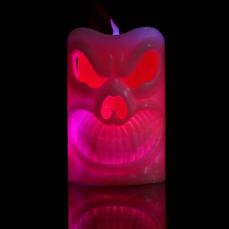 Vela de Led Halloween Sortido 9,5cm - 1 Un