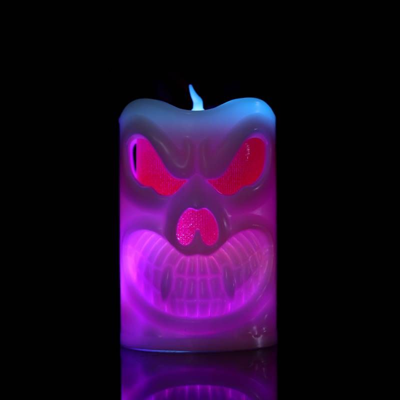 Vela de Led Halloween Sortido 9,5cm - 1 Un