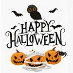 Transfer Para Balão Lettering - Happy Halloween - 1 unidade - Cromus - Magazine 25