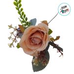 Flor Decorativa Artificial - Rosa - 21cm - 1 unidade - Cromus - Magazine 25