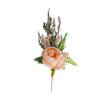 Flor Decorativa Artificial - Rosa - 33cm - 1 unidade - Cromus - Magazine 25