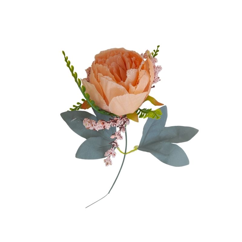 Flor Decorativa Artificial - Rosa - 24cm - 1 unidade - Cromus - Magazine 25