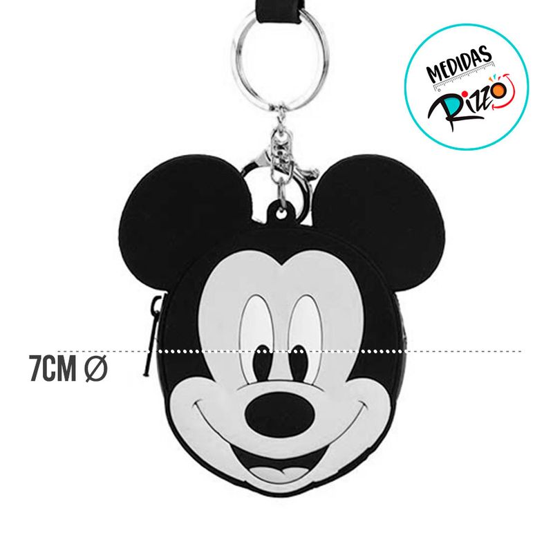 Porta Niquel de Silicone Mickey - 7cm - 1 unidade - Disney Original - Magazine 25