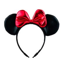 Tiara Minnie Laço Vermelho Metalizada - 1 unidade - Disney Original - Magazine 25