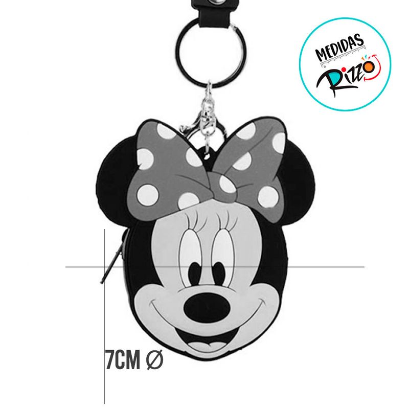 Porta Niquel de Silicone Minnie - 7cm - 1 unidade - Disney Original - Magazine 25