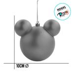 Kit Bolas de Natal Mickey Azul e Laranja - 10cm - 2 unidades - Disney Original - Magazine 25