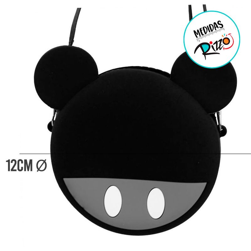 Bolsinha de Silicone Mickey - 12cm - 1 unidade - Disney Original - Magazine 25