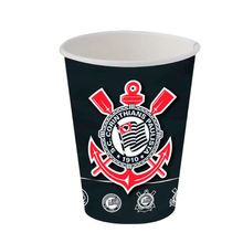 Copo de Papel - Corinthians - 200ml - 8 unidades - Festcolor - Magazine 25