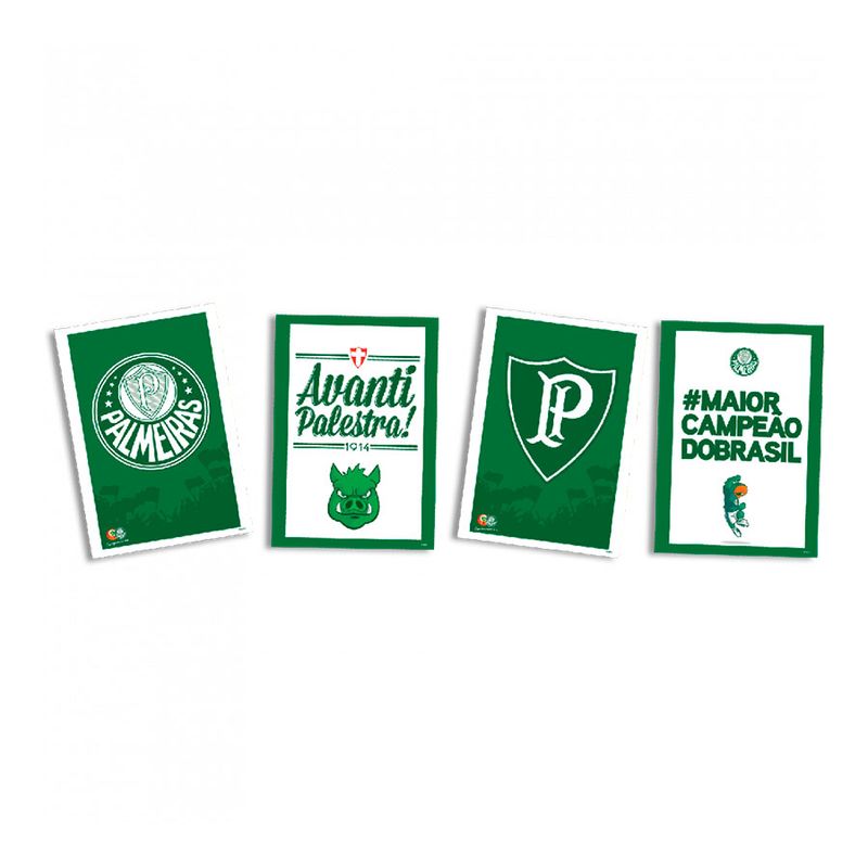 Quadro Decorativo - Palmeiras - 4 unidades - Festcolor - Magazine 25