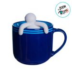 Caneca de Cerâmica com infusor de chá Pai Moderno - 350ml  - 1 unidade - Zona Criativa - Magazine 25