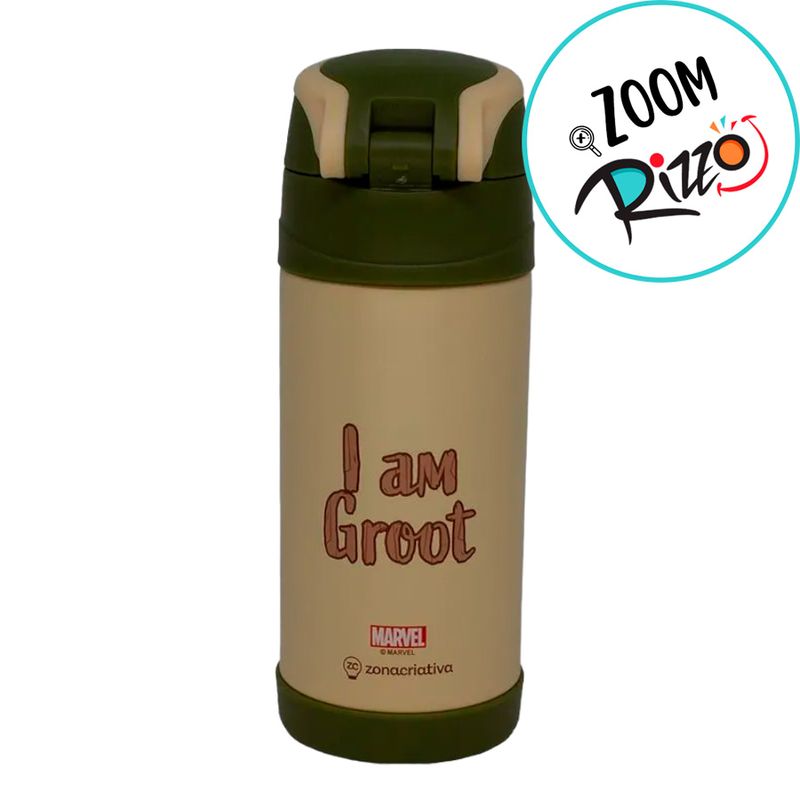 Garrafa Térmica com Canudo Groot - 350ml - 1 unidade - Zona Criativa - Magazine 25