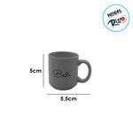 Mini Caneca de Cerâmica Tina - Bella - 100ml - 1 unidade - Zona Criativa - Magazine 25