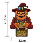 Decoração Halloween Abóbora Assustadora 46,5cm