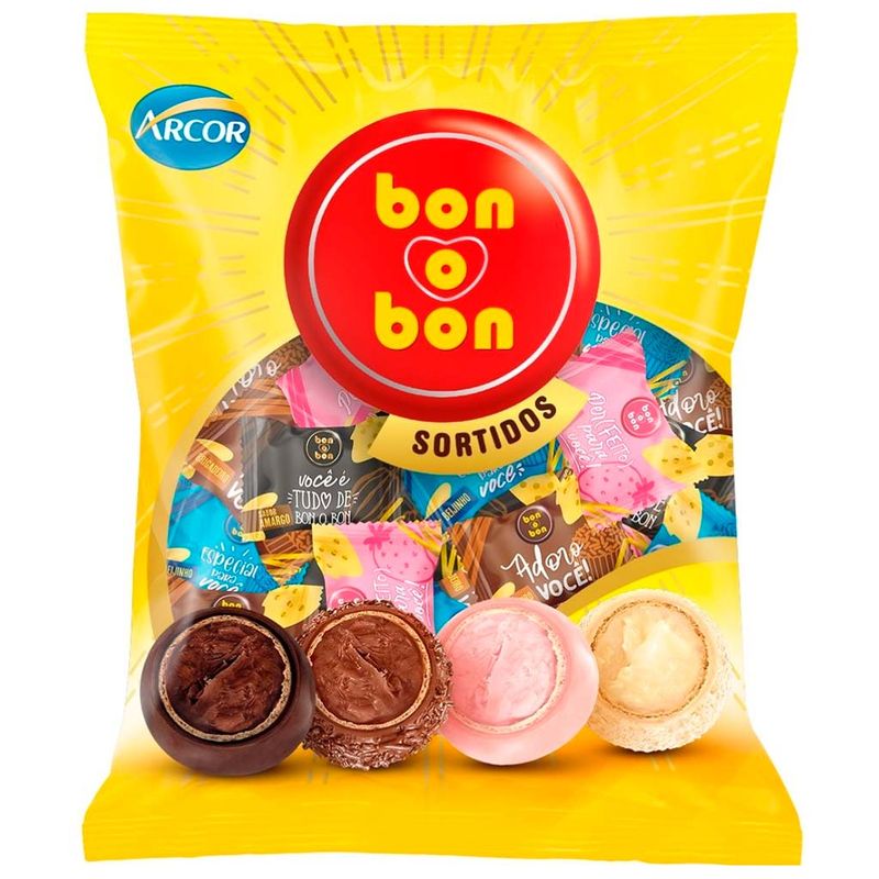 Bombom Bonobon Sortido 15g c/50 - Arcor