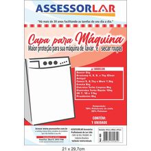 Capa Maquina Lavar Pvc Tam P Assessorlar