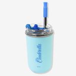 Copo Neo com Canudo Cinderela - Disney