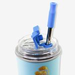 Copo Neo com Canudo Cinderela - Disney
