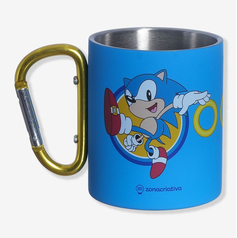 Caneca Mosquetão Sonic