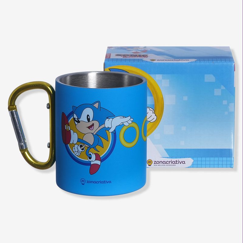 Caneca Mosquetão Sonic