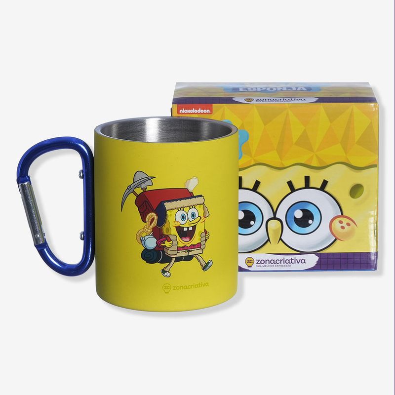 Caneca Mosquetão Bob Esponja