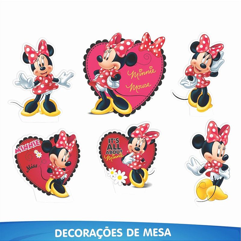 Kit Festa Fácil Minnie 39 Itens - 01 Unidade - Piffer - Magazine 25