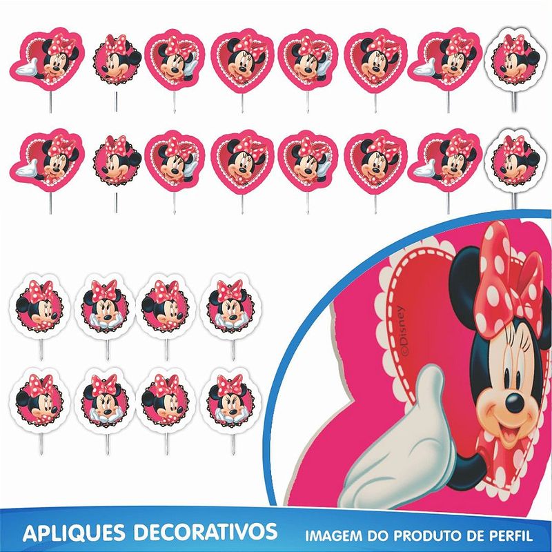 Kit Festa Fácil Minnie 39 Itens - 01 Unidade - Piffer - Magazine 25